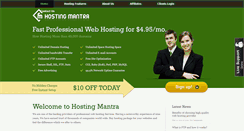 Desktop Screenshot of hostingmantra.com